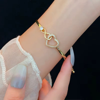 😍Pulsera De Corazón Infinito♾️ + Carta Dedicatoria y Cajita GRATIS🎁