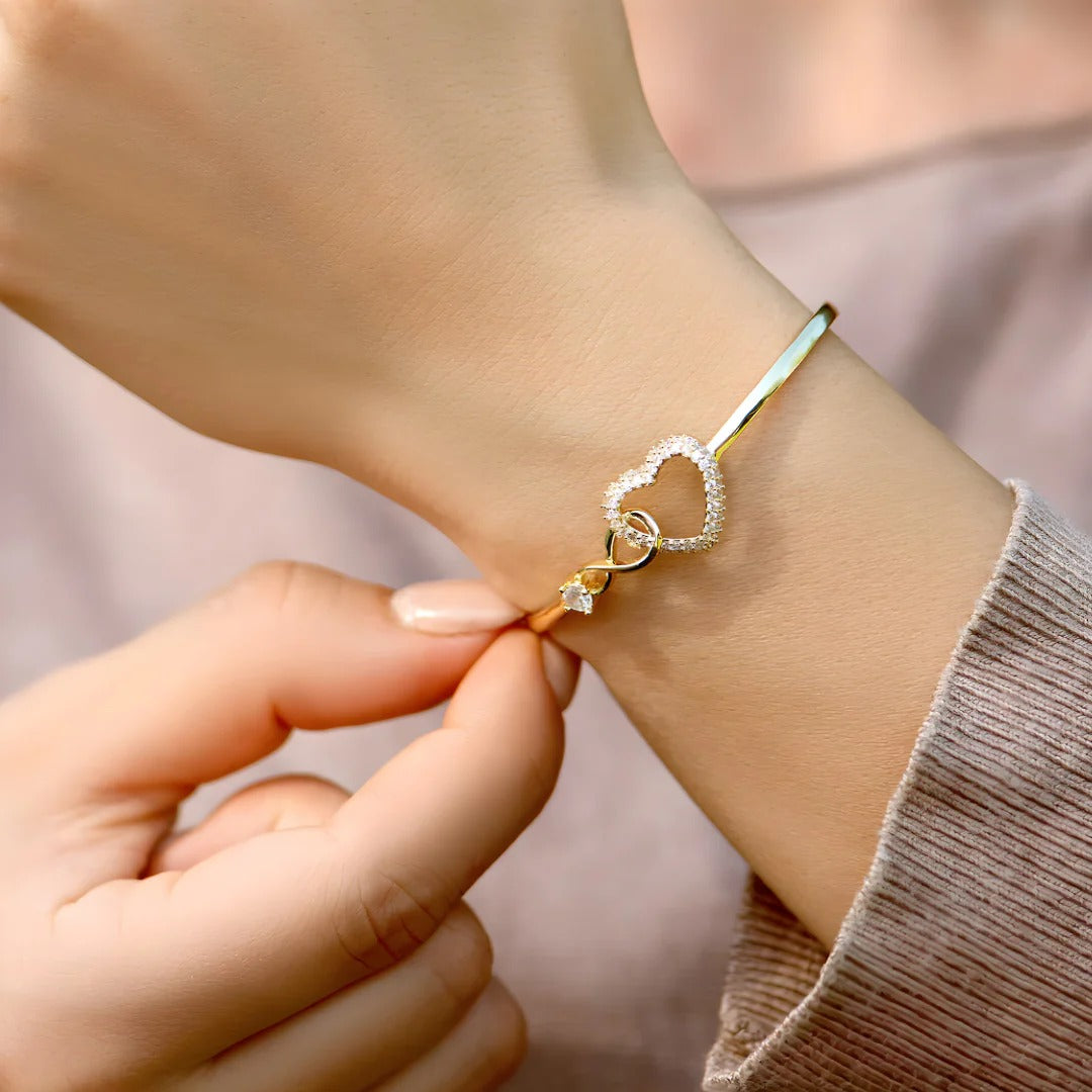 😍Pulsera De Corazón Infinito♾️ + Carta Dedicatoria y Cajita GRATIS🎁